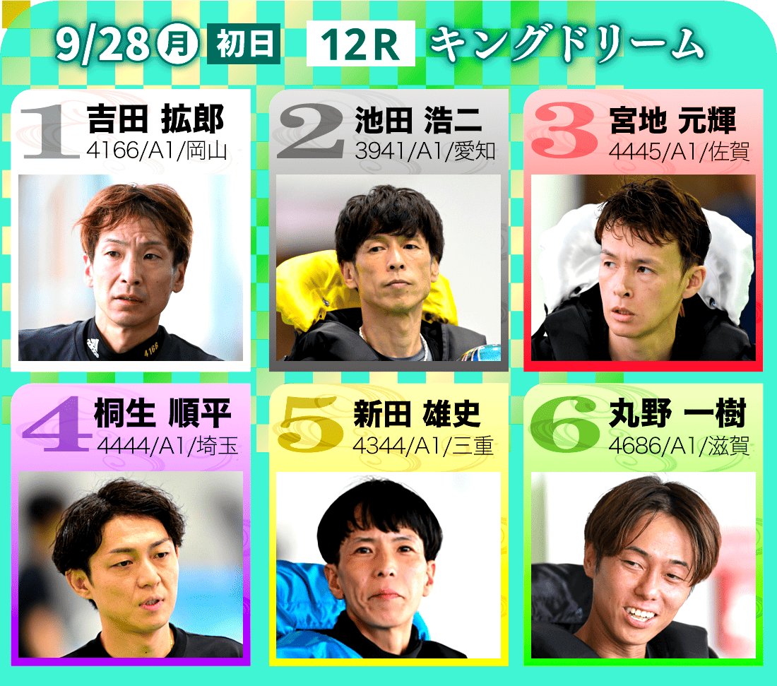 9/28(月) 初日 キングドリーム